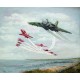 Vulcan & The Red Arrows over Bournemouth Pier Canvas Print